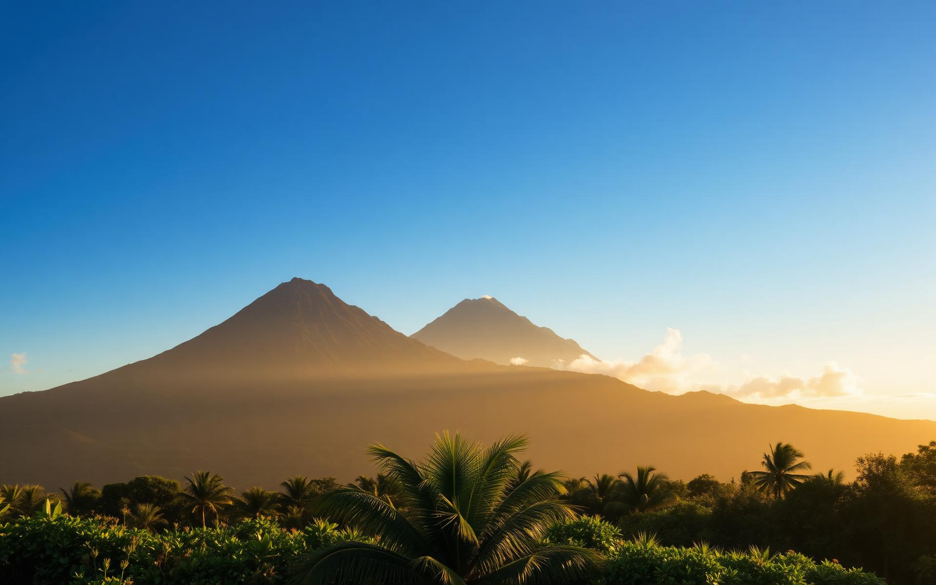 Montagnes et végétation tropicale de La Réunion